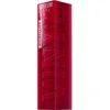 Image de Maybelline New York SuperStay Vinyl Ink Rouge à Lèvres Liquide Royal 55 | Tenue 16h sans transfert, Pigments hautement concentrés, Technologie encre élastique, Applicateur flèche précis