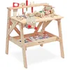 Image de Melissa & Doug Etabli Luxe en Bois Garni 61 pièces, Jouets en bois, Jouet de développement et apprentissage, Jouet créatif en bois de qualité superieure, Cadeau pour garçons et filles de 3 4 5 6 7 ans