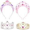 Image de Melissa & Doug 4 Tiaras et Couronnes, Déguisement pour Filles et garçons, Jeu de rôle, Jouet créatif, Cadeau pour Enfants 3+, Parfait pour Halloween ou Carnaval, Talle Unique