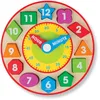 Image de Melissa & Doug Horloge De Tri De Formes, Jouets de développement en bois pour enfants, Jouet d'eveil, Trieur de formes pour enfants, Jouet d'apprentissage, Cadeau pour garçon ou fille