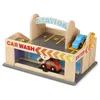 Image de Melissa & Doug - Station Service - Garage À Niveaux Avec 2 Véhicules - Voiture Enfant - Jeu Imitation - Jouet En Bois - Jouet D'Activité, De Développement Et D'Apprentissage - Cadeau Enfant 3 Ans Et +