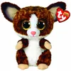 Image de Ty - Beanie Boo's - Peluche Binky le Galagos 15 cm, Marron et Blanc, TY36374