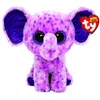 Image de Ty - Beanie Boo's - Peluche Eva l'Eléphant 15 cm, Violet et Rose, TY36386