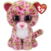 Image de Ty - Beanie Boo's - Peluche Lainey le Léopard, TY36476, Rose / Vert, 23 cm