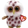 Image de TY - Beanie Boo's - Peluche Whoolie la Chouette 15 cm - TY36574, Blanc, Marron