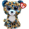 Image de TY - Beanie Boo's - Peluche Cobalt Le Leopard 15 cm - TY36691, Beige, Bleu, Blanc