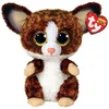 Image de Ty - Beanie Boo's - Peluche Binky le Galagos 23 cm, Marron et Blanc, TY37287