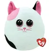 Image de TY - Squish a boos - Coussin Peluche Muffin Le Chat, Blanc/Noir