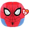 Image de TY - Marvel Squish a boos - Coussin Spiderman 20 cm - TY39254 - Rouge, Bleu - Dès 3 Ans