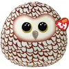 Image de Ty Whoolie Owl Squish a Boo 25,4 cm   Beanies à presser pour enfants, bébé   Peluche douce à collectionner