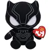 Image de TY - Marvel Beanie Babies - Peluche Black Panther 15 cm - TY41197 - Noir - Dès 3 Ans, Black PANTER