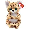 Image de TY Lloyd Leopard Beanie Bellie Regular 6" | Beanie Baby Peluche Douce | Objet de Collection Teddy en Peluche Douillet