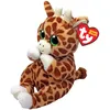 Image de TY Beanie Bellies Tippi la Girafe avec Yeux Verts pailletés, en Peluche avec Ventre Doux et câlin 20 cm, T41504