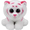 Image de Ty - TY42186 - Beanie Babies - Peluche Tabor le Tigre 15 cm, Blanc/Rose