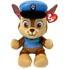 Image de TY - Peluche Pat’ Patrouille - Chase - 15cm - Peluche à Collectionner, Marron, Bleu