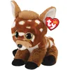 Image de Beanie Babies - Peluche Buckley le renne 15 cm, Marron/Blanc