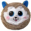 Image de Ty - Beanie Bouncers - Slush Le Husky - Peluche rebondissante à Collectionner, Gris/Blanc, 9 cm