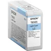 Image de Epson C13T850500 Cartouche d'encre d'origine Cyan Amazon Dash Replenishment est prêt, L, Noir