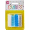 Image de Unique Party- Bougies, 19971, Blue, White & Silver