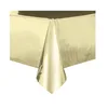 Image de Unique Party 50411 - Nappe en Plastique - 2,74 x 1,37 m - Couleur Or Métallique