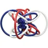 Image de Manhattan Toy Winkel Hochet et Anneau de Dentition sensoriel Rouge, Blanc et Bleu