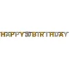 Image de amscan Bannière de Lettres 50 Sparkling Celebration Feuille d'or 213 x 16,2 cm