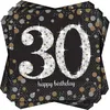 Image de Amscan International Serviettes en papier motif Celebration 30th or 511544 33 cm