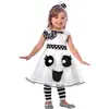 Image de amscan 9903390 Déguisement de fantôme et bandeau pour fille 4-6 ans