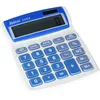 Image de Ibico, Calculatrice de bureau 208X, compacte pour le bureau, la maison et l’école, Blanc/Bleu, 133 x 106 x 26 mm, IB410062