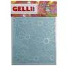 Image de Gelli Arts Fleur Pochoir, matière synthétique, Blanc, 22.7 x 15.2 x 0.1 cm