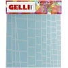 Image de Gelli Arts Échelle Pochoir, matière synthétique, Blanc, 33 x 22.9 x 0.1 cm