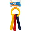 Image de Nylabone Jouet à mâcher pour chiots qui font leurs dents, en forme de clé, arôme bacon, pour les tout petits chiens/chiots (jusqu’à 7 kg), mâchouilleurs paisibles/qui font leurs dents.