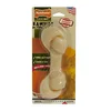 Image de Nylabone Produit à mâcher alternative au cuir brut, os de poulet noué, arôme poulet, pour les gros chiens (jusqu’à 23kg), Chiens à mâchouillage puissant/extrême