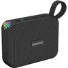 Image de Kenwood AS-60BT-B Haut-Parleur Bluetooth Portable 5 W avec TWS stéréo, IPX7 étanche, radiateur Passif, Effet LED, Batterie Rechargeable jusqu'à 8,5 h, Design Compact et léger, Connexion 10 m, Noir