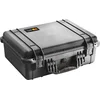 Image de PELI 1520 valise de protection robuste pour équipements sensibles, étanche IP67, capacité de24L, fabriquée en Allemagne, avec insert en mousse personnalisable, couleur: noire
