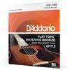 Image de D'Addario Cordes Guitare Acoustique | Corde Guitare Folk | EFT13 | Cordes en bronze phosphoreux avec filet supérieur plat pour guitare acoustique/guitare à résonateur 16-56
