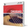 Image de D'Addario Cordes Guitare Acoustique | Corde Guitare Folk | EJ17-3D | Cordes en Bronze Phosphoreux pour Guitare Acoustique | Medium 13-56, 3-Jeux