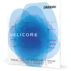 Image de D'Addario Bowed Jeu de cordes avec corde de Mi à filet pour violon D'Addario Helicore, manche 4/4, tension Medium