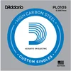 Image de D'Addario PL0105 Corde seule en acier pur pour guitare Calibre .0105