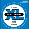 Image de D'Addario XLB055 Corde seule longue avec filet en nickel pour basse Calibre .055