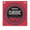 Image de D'Addario Corde Guitare Classique - Cordes D'étude Pour Guitare Classique - EJ27N-3D - Tension Normale, 3-Paquet