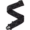 Image de D'Addario Sangle Guitare Auto Lock Rembourrée Black Diamond