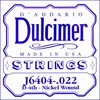Image de D'Addario J6404 Corde seule en nickel pour dulcimer