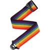 Image de Sangle Guitare D'Addario Auto Lock Polypro Arc-en-ciel