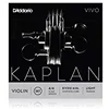 Image de Cordes de violon D'Addario Kaplan Vivo - Jeu complet - KV310 4/4L - Cordes de violon - Échelle 4/4, Tension légère
