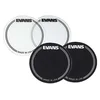 Image de EQPB1 Lot de 2 Patches de Protection de Peau de Grosse Caisse. Noir
