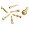 Image de Planet Waves PWPS11 Jeu de 7 Vis de chevalet avec vis de fin en moulage par injection Ivoire
