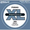 Image de D'Addario ProSteels PSB065 Corde seule longue pour basse Calibre .065