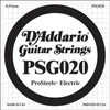 Image de D'Addario ProSteels PSG020 Corde seule pour guitare électrique Calibre .020