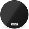 Image de Evans Peau de grosse caisse de fanfare noire Evans MX2, 28 pouces